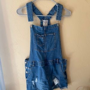 Overall shorts